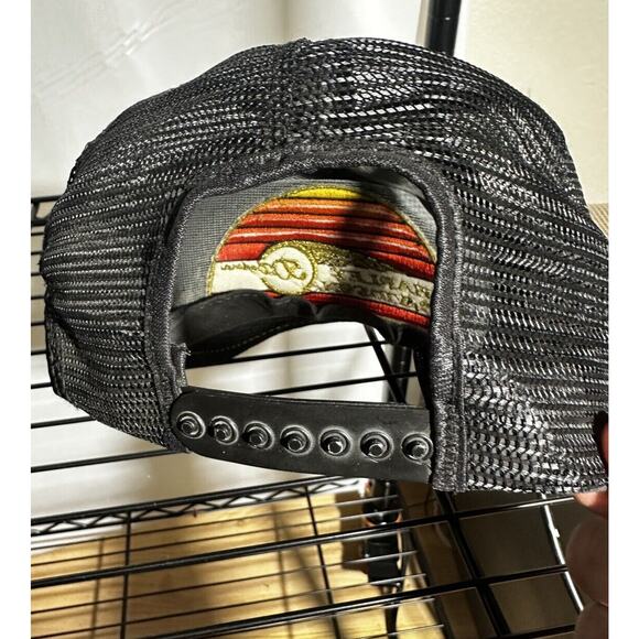 VTG Harley Davidson Motorcycle 50th Daytona Snapback Mesh Trucker Cap Hat USA - Picture 4 of 6